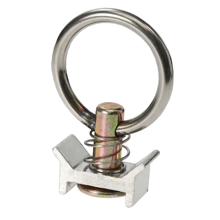 Us Cargo Control Single Stud Fitting w/ Round Ring - Stainless Steel 1519-SSR